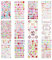 WD&CD Adesivi Strass per Telefono in Acrilico, 12 Pezzi Adesivi per scrapbooking Decorazioni Lucide e Resistenti Strass Autoadesivi Acrilico Colorato per Personalizzare Cellulari, Cover, Notebook