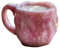 DCRYRPQES Mineralkristall-Kaffeetassen, Mineralkristall-Kaffeetasse gefüllt mit magischen Energien, for Milchtee, heiße Schokolade Mineral Crystal Coffee Mug(Rose Quartz)