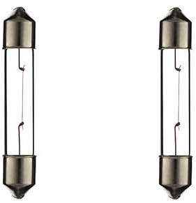 cyclingcolors 2x lampadina SV5.5 3W 24V 6X36 lampada auto moto ciclomotore trattore camion furgone