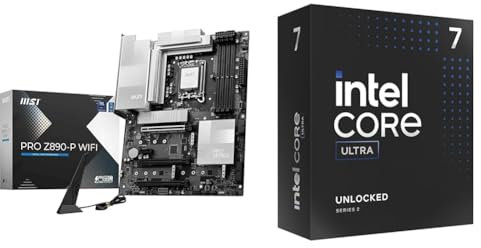 MSI Pro Z890-P WiFi Carte mère + Intel® Core™ Ultra 7 265K processeur pour PC de Bureau 20 cœurs