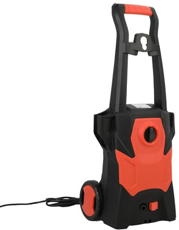 gibxiyza 1400W Electric Pressure Washer 120Bar High Power, Portable Pressure Washer with 5M Hose & Auto Shut-Off, 5L/Min Heavy-Duty Cleaning for Cars/Patios/Driveways balck