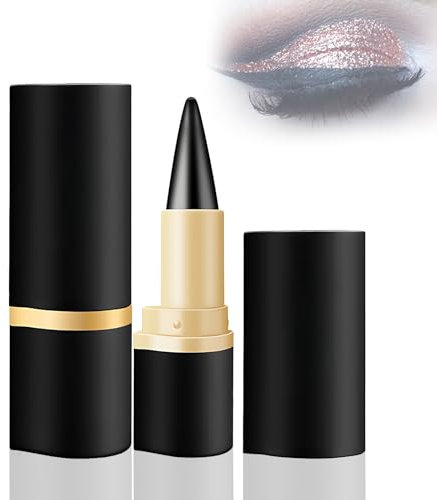 KAIYAYA 2 Piezas Lapiz de Ojos wWaterproof,Delineador de Ojos Mate de Secado Rápido Eyeliner de Larga Duración,Sensitive Fine Liner a Prueba,Ojos de Gel Crear un Maquillaje(negro)