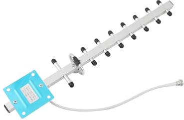 WSOLDMA 13dBi 5G Yagi-Antenne 5280-5850MHz N Buchse Außenantenne + RG58 Verlängerungskabel für GSM UMTS Mobiltelefone Walkie-Talkies (Nur Antenne)