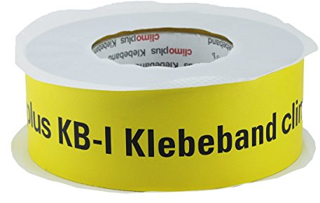 Climoplus Klebeband KB-I 60mm 40m - zur Verklebung von Dampfsperrfolien, Dampfbremsfolien, Dampfbremse, Dampfsperre
