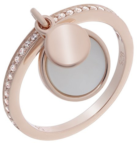 Orphelia Damen-Ringe Silber 925 Perlmutt zirkonia ZR-7285