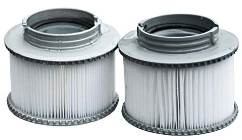 2er-Set Wasserfilter für Whirlpool MSpa HWC-A62, Ersatzfilter Filterkartusche, Zubehör