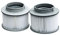 2er-Set Wasserfilter für Whirlpool MSpa HWC-A62, Ersatzfilter Filterkartusche, Zubehör