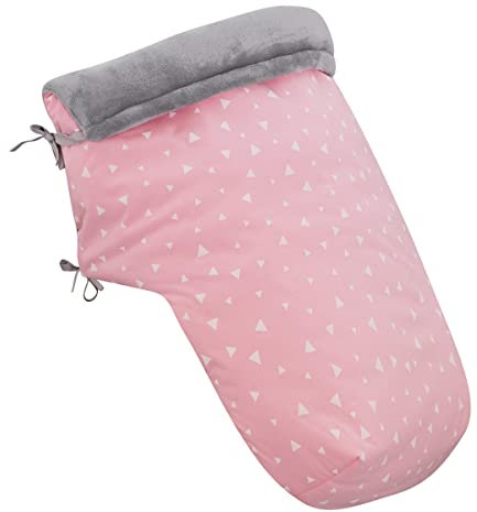 JYOKO Kids Universal Baby Fußsack Kinderwagen, Extra Weicher Fleece für den Winter (PINK Sparkles, Fleece - 80 cm)