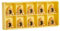 Inserti per Tornio Metallo Duro, 10 Pezzi Utensili Tornio per Metallo, 3/816ER AG60, Oro, Inserto di Carburo CNC Utensile per Tornio con Taglierina con Scatola