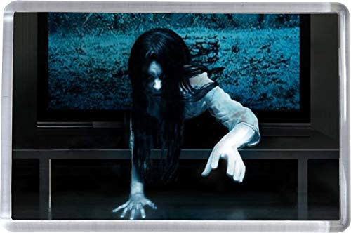 Ring Through the TV Horror Movie Fridge Magnet 5 x 7.5 cm