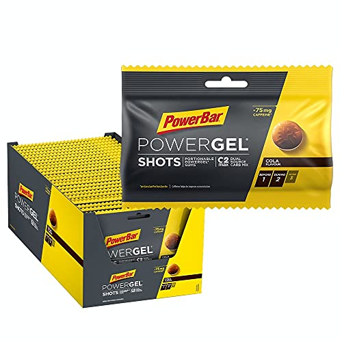 Powerbar - PowerGel Shots - Cola - 24x60g - High Carb Energie Gummis - 75mg Koffein