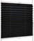 SchattenFreude Basic Klemmfix-Plissee für Fenster | Mit Klemm-Haltern | Ohne Bohren | Schwarz, Breite: 110cm x Höhe: 130cm