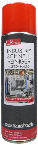 SDV Chemie Industriereiniger Spray 1x 500ml | Industrie Clean, Etikettenentferner, Allzweckreiniger, Universalreiniger