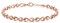 TJC Infinity Knot Bracelet, Infinity Link Chain Bracelet in 925 Sterling Silver/Rose Gold/Yellow Gold - 6.5, 7, 7.5, 8 Inches | with Gift Box