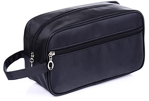 Kulturbeutel Herren, FITDON Reise Kulturtasche tragbare Wasserdicht Waschtasche Rasierentasche zum Aufhängen, Schwarz