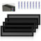 YIMATEECO Filtro de Polvo PC 360mm, 4Pcs Magnética Filtro de Ventilador de Nylon Antipolvo para ventilador ordenador Caja de Ordenador Filtro Enfriador de PC (Nyl, 120x360mm, 4 Piezas, Negro)