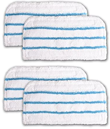 HCOWL Mop Pads Compatible With Black & Decker Steam Mop FSM 1600 1610 1620 1630 Washable And Reusable Replacement Mopping Cloth