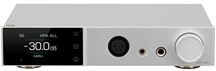 Topping A70 Pro Fully Balanced Headphone Amplifier 17000mW*2 Relay Volume Control Pre Amp wiht Remote Control… (Silver)