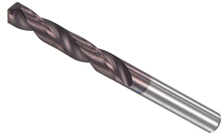 CoCud Foret Carbure Monobloc Foret, 4mm Diamètre, AlTiSin Revêtu K45/P10 Tungstène Carbure Tordu Forets Forage - (Applications: pour Acier trempé Inox Acier Alliage), 1 Pcs