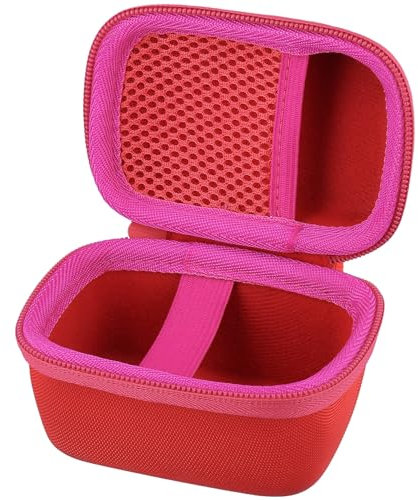 co2CREA Harte Tragetasche für Bitzee Interaktives Spielzeug Digitales Haustier und Koffer,Schützender Aufbewahrungshalter Passt Bitzee virtuellen elektronischen Tieren Zubehör,Nur Tasche (Rot)