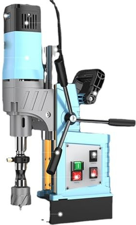 Taladro de mesa, Taladro Magnético Taladro De Asiento Magnético De Grado Industrial Taladro De Banco Electromagnético De Succión, Taladro Compacto Prensa De Taladro De Metal Compacto y de alta precisi