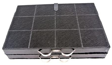 SOS Accessoire Kohlefilter rechteckig Typ 38 DKF38 für Dunstabzugshaube 481948048338 Bauknecht Bosch Ikea Whirlpool Neff Siemens Whirlpool 2 Stück