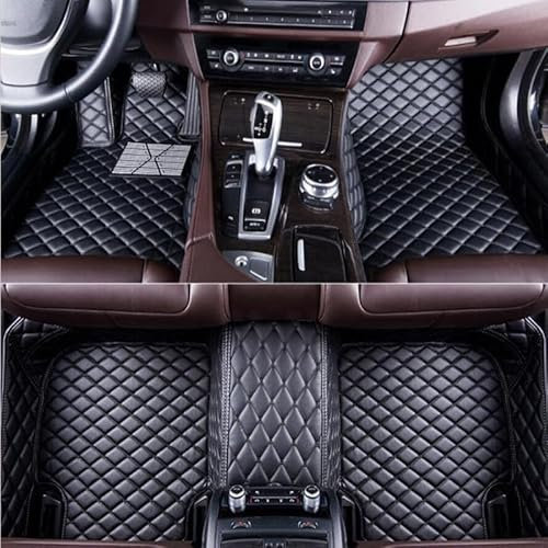 Auto Fußmatte für BAIC Beijing X3 2019 2020 2021 Maßgeschneiderte Allwetter Leder Wasserdicht Staubdicht Kratzfest rutschfest Protection Liner,A:Full Black