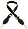 Oykrueats Schwarz Verstellbarer Schultergurt Riemen Breite 3.8cm,Bag Strap längenverstellbarer 75-135cm,Taschengurt Breiter Schultergurt,Schwarz Taschen Gurte Zum Wechseln für Handtaschen Bag Strap