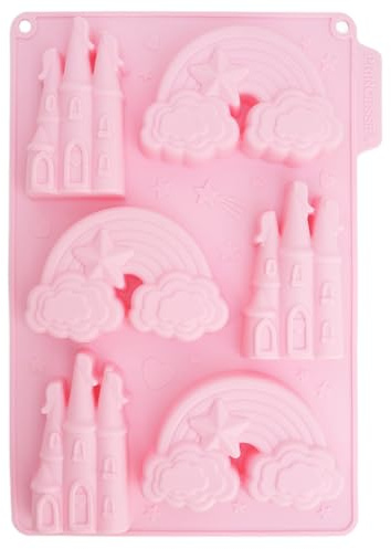 CÉCOA - Cake Mould - Mini Magic - Princess and Birthday Themed Silicone Mould - 100% Food Grade Silicone Mould - BPA Free