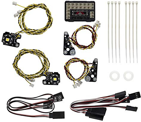 Joskeijky für TRX4 RC Car Vorne LED-RüCklichter + IC Lamp Group Scheinwerfer-Kit für 1/10 RC Crawler -4