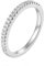 Tolldek Sterling Silber S925 Ring, Klassiker Zart Freundschaftsringe mit Zirkonia, Verlobungsring Sterlingsilber Diamantring, Gr.50 (15.9)