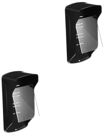 UKCOCO 2pcs Waterproof Doorbell Chime Cover Plastic Bell Cover for Outdoor Doorbell Easy Install and Rain Protection