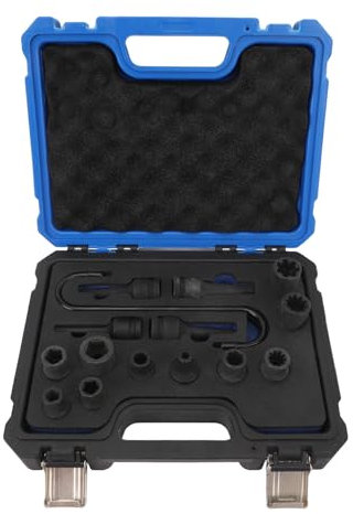 Gearwell Brake Caliper Socket Set, Brake Wrench Kit, Impact Socket Set, Compatible with German Cars, 15PCS Heavy Duty Brake Caliper Tool Set