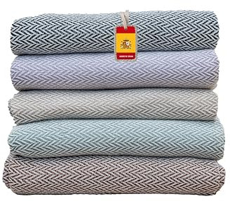 MINGCASA Coperta in cotone, 4 stagioni, copriletto multiuso per divano, copriletto multiuso per letto, coperta da letto, coperta in pile, copriletto, copridivano (beige, 230 x 260)