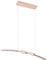 Reality Leuchten LED Pendelleuchte Ginko R35791166, Metall sandfarbig, inkl. 18 Watt LED
