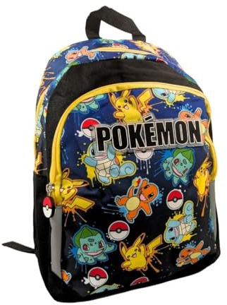 mybagstory - Rucksack Pokemon Junge 38 x 28 x 16 cm | Ideal für Schule, Kindergarten und Grundschule - eine perfekte Geschenkidee