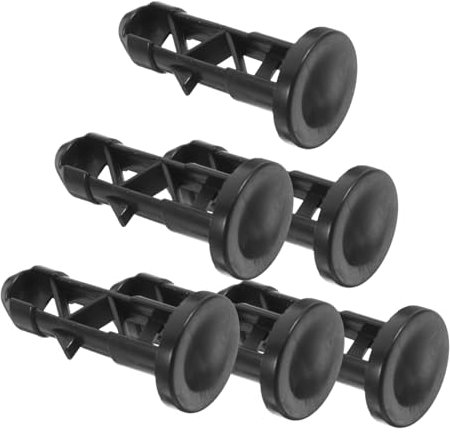 VICASKY 6Pcs Wheelie Bin Lid Hinge Pins Connecting Pins for Outdoor Trash Can Lids Secure Closure Easy Operation Compatible with Various Bins