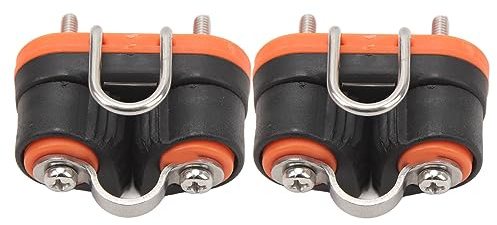 Ejoyous 2PCS Cam Cleat Kugellager Edelstahl Fast Entry Rope Cleat 3-6mm für Segelboote Yachten Kajaks