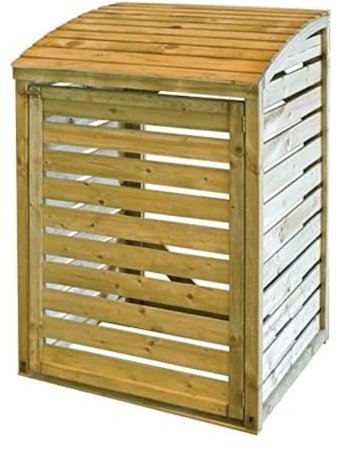 Rowlinson Wooden Single Bin Store (H) x 740mm (W) x 740mm (D)