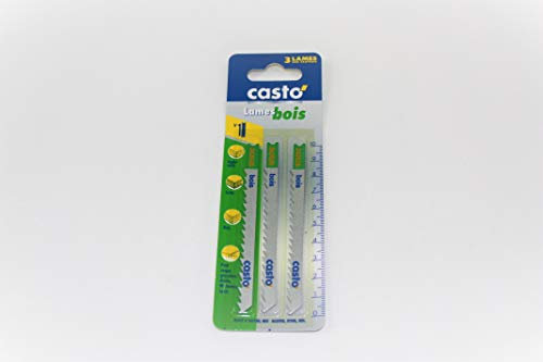 HKB ® 3 Stichsägenblätter No 1, 85mm, für Hölzer und Laminate, Aufnahme für Black&Decker, Peugeot, MAC, ALLISTER, RYBOL, SKIL, Hersteller casto, Artikel-Nr. 242528