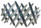 KunstLoft Extravagante Mosaik Wandbild 'Feine Verflechtungen' 114x62x1,5cm | Design Glaskunst XXL handgefertigt | Luxus Glasbild Wandrelief | Raute Braun Abstrakt | Wanddeko aus Glas modern