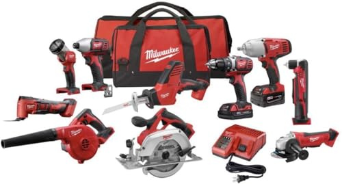 Milwaukee 2695-10CX M18 18-Volt Lithium-Ion Cordless Combo Kit