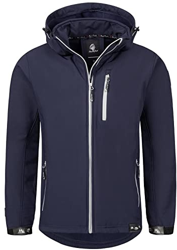 Rock Creek Softshelljacke Herren Outdoor Windbreaker H-168 Navy 2XL