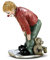 Gildeclowns Figur Oh Schreck - Deko Figur und Sammlerstück Höhe 13 cm - handbemalt - Dekoration im Innenbereich -in Geschenkkarton