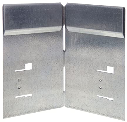 Ecke für Rasenkante EXKLUSIV 8 x 8 x 14,8 cm 2er und 4er Set Beeteinfassung Wegbegrenzung in feuerverzinkt, Set:4er Set, Ecken Exklusiv:Ecke Teil 1