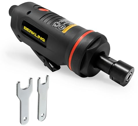 Berkling BT 6321 1/4in Straight Air Die Grinder, Variable Speed