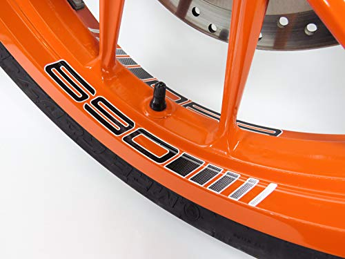 BIKE-label Felgenbett-Aufkleber kompatibel mit KTM 690 Duke 790085
