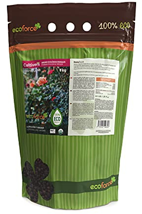CULTIVERS Abono especial Rosales y Trepadoras de 5 kg. Fertilizante ecológico Potencia la Floración y Aroma de las flores. Origen 100% orgánico y vegano