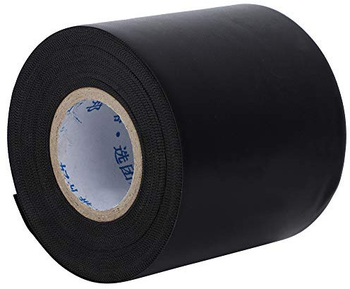 HERCHR Cinta Aislante para Tubos, Cinta de Aire Acondicionado con Cinta ignífuga Impermeable de Alta Temperatura para Interiores y Exteriores, Color Negro
