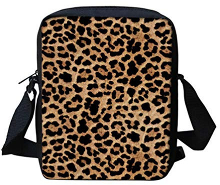 Biyejit Leopard Messenger Bags Totes Bag for Women Girls Shoulder Crossbody Outdoor Clutch Purse Phone Pouch Purse